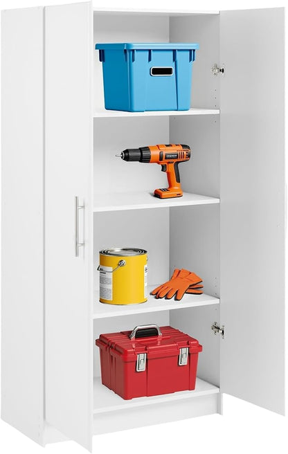 Prepac Elite Tall Garage Storage Cabinet & Pantry Storage Cupboard, 2-Door by PREPACRTASTORAGEFURNITURE