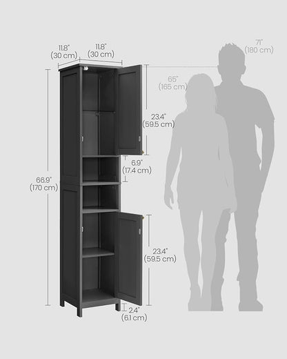 VASAGLE Tall Storage Cabinet - Image 6
