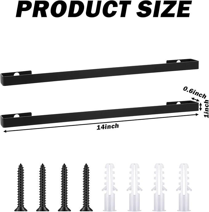 4 Pieces Spray Bottle Organizers 14 Inch Wall Mounted Detailing Bottle Storage - Image 2
