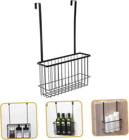 GLEAVI Kitchen Cabinet Door Hanging Basket Punch Iron Wire Storage Organizer - Image 6