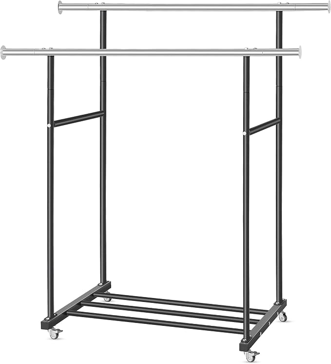 VICERII Clothes Rack, Double Clothing Rack by VICERII