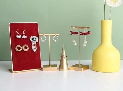 GemeShou 2pcs metal earring holder, mini hangers - Image 6