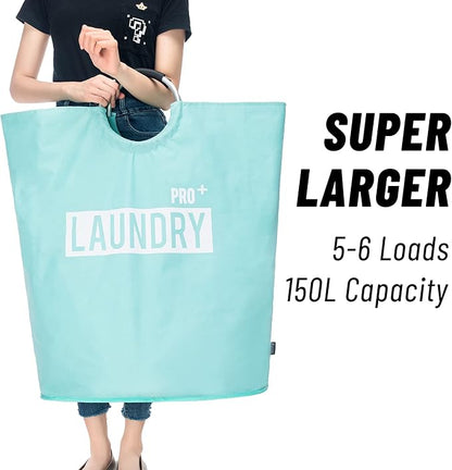 Caroeas Super Large 150L Laundry Hamper Pro, Waterproof Laundry Basket - Image 4