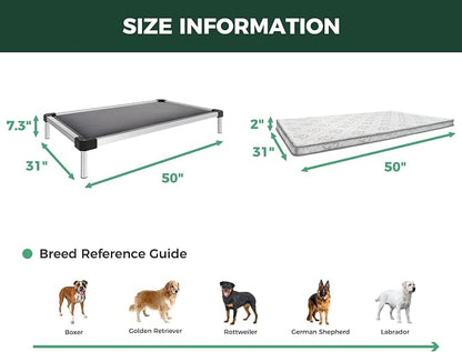 FXW TitanNest Chew-Proof Elevated Dog Bed, Raised Cot - Image 6