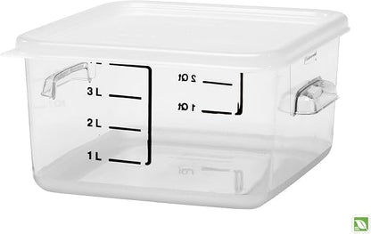 Rubbermaid Commercial Products-FG630400 Plastic Space Saving Square Food - Image 5