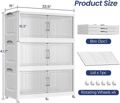 150Gal Extra Large Stackable Storage Bins - Image 2