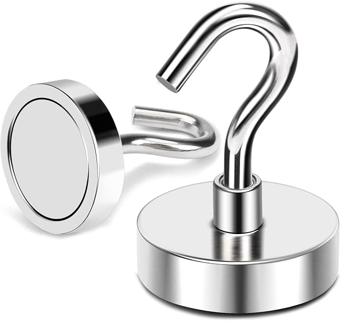 MIKEDE Magnetic Hooks, 85 Lbs Heavy Duty Earth Magnets - Image 5