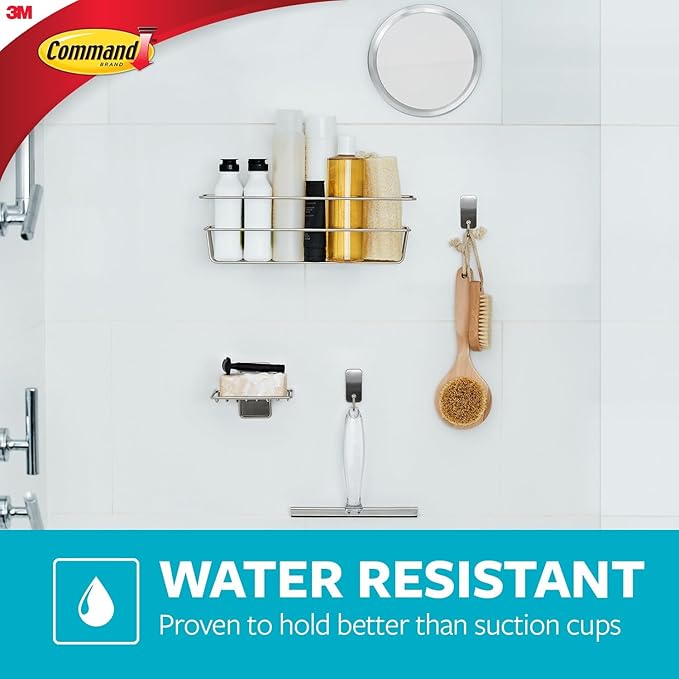 Command Shower Caddy with Water Resistant Strips, Organize Your Bathroom - Image 5