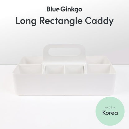 BLUE GINKGO Stackable Organizer Caddy – Korean-Made Portable Tote - Image 2
