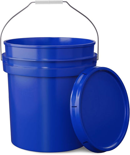 5-Gallon Dark Blue Bucket Pail Container by EconoHome