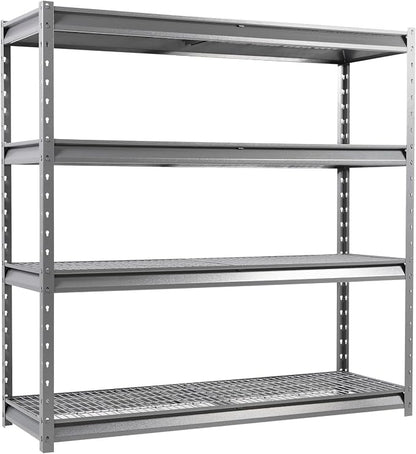 The Atlas 72" W Heavy Duty Garage Shelving Load 8000 Lbs, 4 Tier Metal Storage by Shuntong
