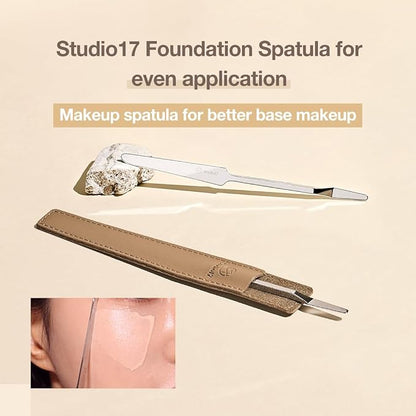 Foundation Spatula Made of Stainless Steel | Professional Makeup Spatula - Image 2