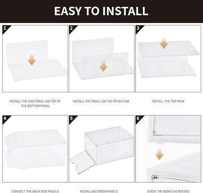 Shoe Boxes Shoe Storage Boxes Display Boxes - Image 8