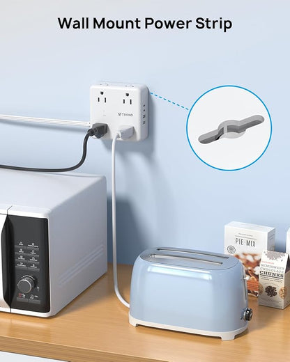 TROND 5ft Flat Extension Cord - Image 6