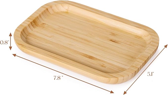 Bamboo Vanity Tray, Bathroom Counter Tray, Toilet Paper Basket Storage - Image 8