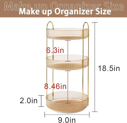 shuang qing Rotating Makeup Organizer - Image 5