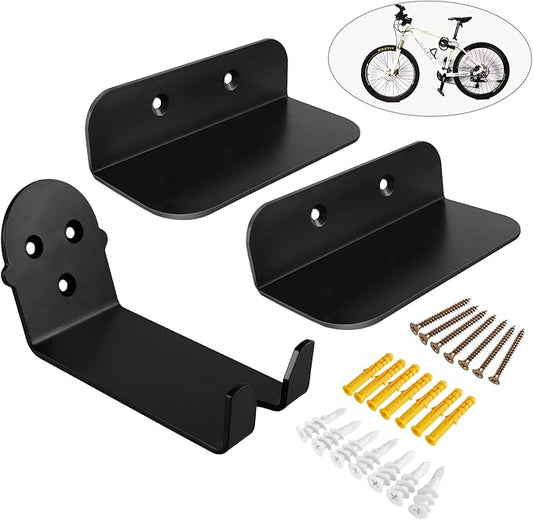 Eapele Bike Pedal Hanger Bicycle Wall Mount Horizontal Hanger, Heavy-duty 10GA by Eapele