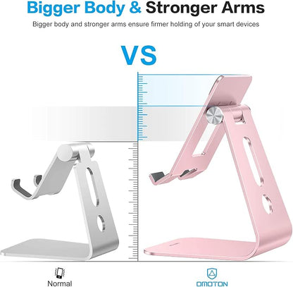 OMOTON Adjustable Tablet Stand for Desk, Upgraded Longer Arms for Greater - Image 3