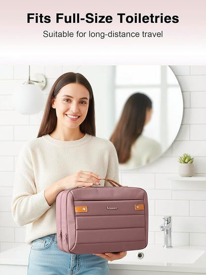 Women's Hanging Toiletry Bag, Waterproof Travel Cosmetic Organizer - Image 2