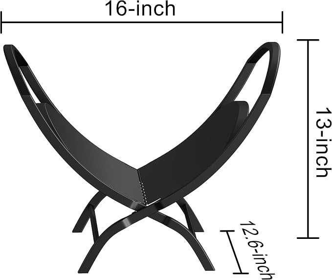 Fireplace Log Holder Folding Firewood Rack Indoor, Outdoor Firewood Rack - Image 5