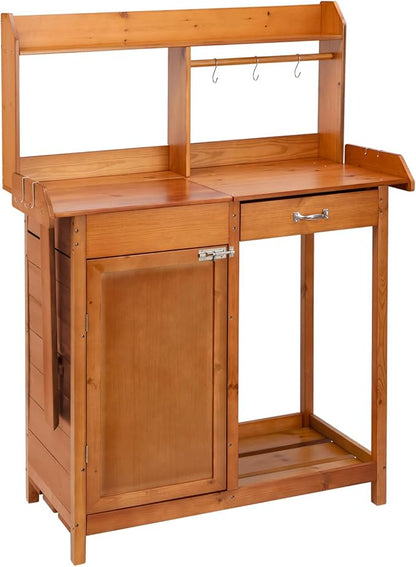 OOOK Potting Bench, Nordic Scots Pine Potting Table - Image 7