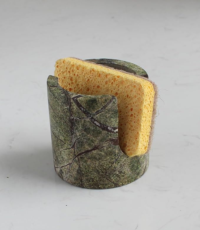 Natural Marble Travertine Sponge Holder by Nawgnail