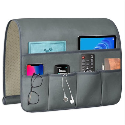 TV Remote Control Holder Couch Caddy, Non-slip Bedside Caddy Organizer by WETRBWEH