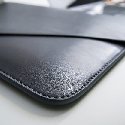 PU Leather Laptop Sleeve 13 Inch Compatible - Image 5