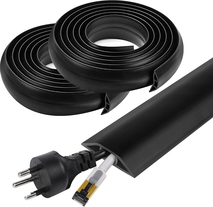 20 FT Floor Cord Cover, Cord Covers by YesBes