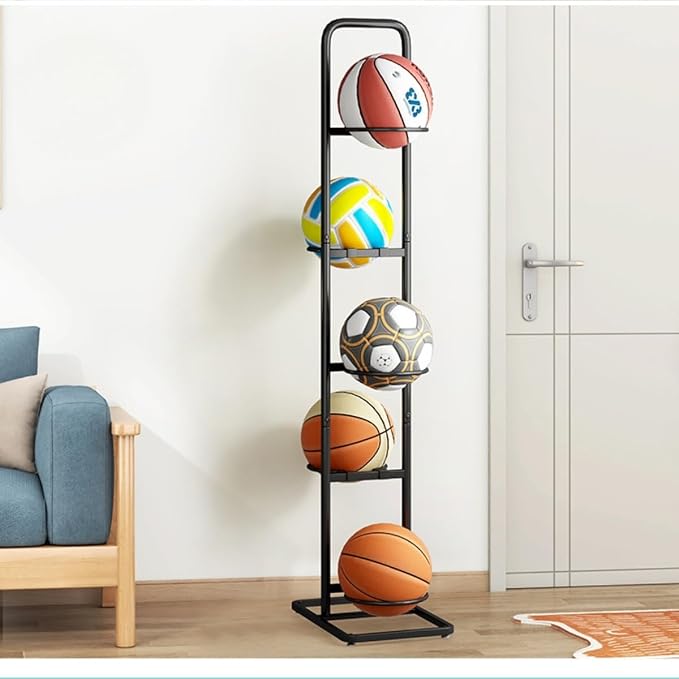 Vertical Ball Rack -basketball rack- Durable Carbon Steel Storage - Image 7
