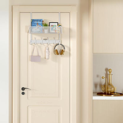 LUCYCAZ Over The Door Hooks Organizer, Door Hanger Storage - Image 7