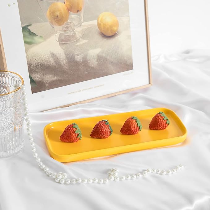Ceramic Bathroom Tray, Kitchen Sink Organizer Tray, Cosmetics Holder, Vanity - Image 3