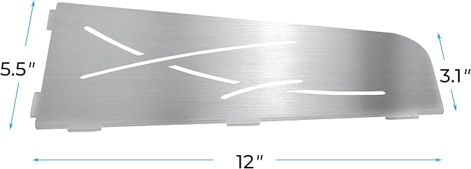 FerdY 2-Pack 12" Brushed Nickel Recessed Corner Shower Shelf, - Image 2