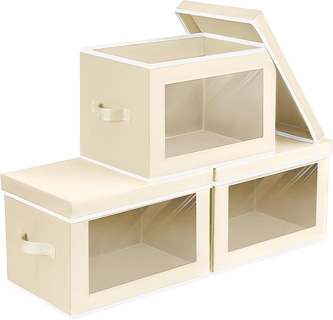 Homsorout Storage Boxes with Lids by Homsorout