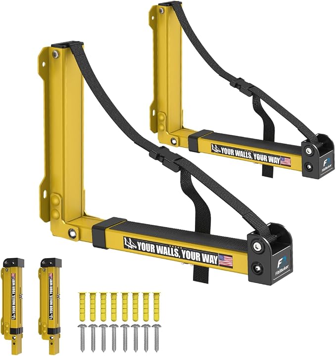 Kayak Storage Hooks Wall Mount Rack, Heavy Duty Garage Storage Hangers by OrganizeYourAdventure