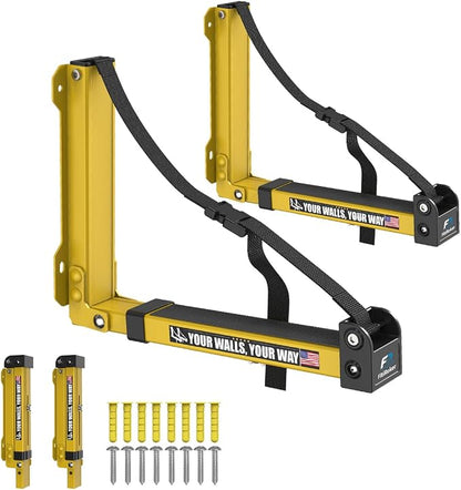 Kayak Storage Hooks Wall Mount Rack, Heavy Duty Garage Storage Hangers by OrganizeYourAdventure