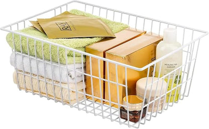 15.2" Metal Wire Baskets for Organizing 6 Pack, Household Pantry Storage - Image 8