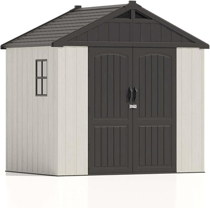 Patiowell 8 x 6 FT Plastic Outdoor Storage Shed - Image 9