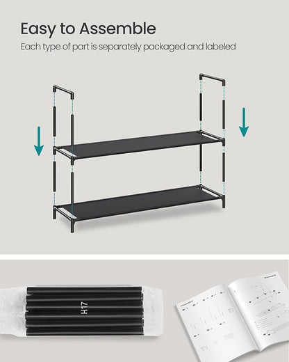 SONGMICS 2-Tier Shoe Rack, Shoe Storage - Image 6