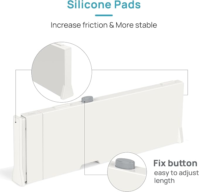 Vtopmart 4 Pack Drawer Dividers - Image 9
