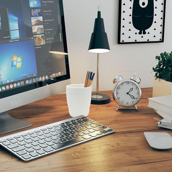 Vintage Ceramic Pen Holder for Desk Cute, Round Pencil Cup for Office Home - Image 5