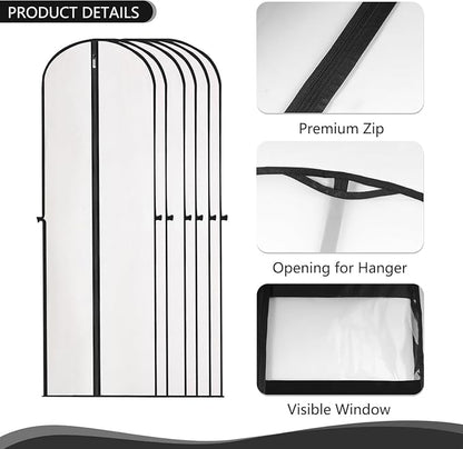 2 Pack Garment Bags for Travel, Foldable & Portable Garment Bag - Image 7