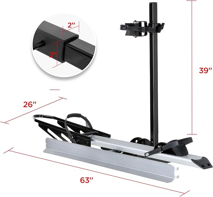 Single 1-Ebike Rack Hitch Mount - Image 9