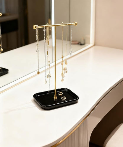 VROOMIUM Necklace Holder- Ceramic Base 1ft Height Jewelry Organizer Stand - Image 6