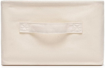 Foldable Storage Bins with Lids Cotton Canvas Rectangular Storage Box Ideal - Image 7