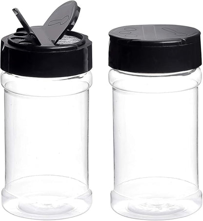 Spice Bottles, Dabacc 20Pcs 7oz Clear Plastic Container Jars - Image 2