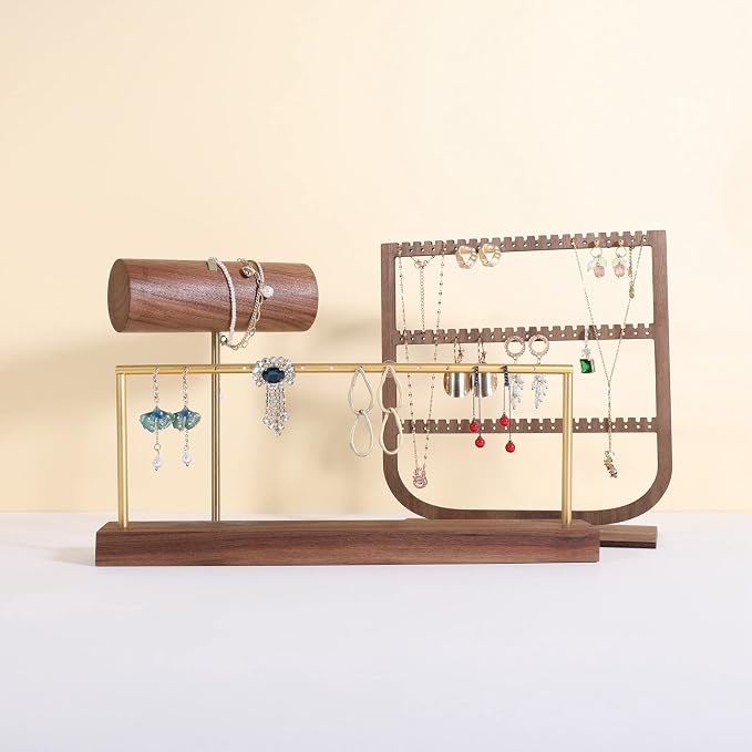 GemeShou wooden earring holder organizer - Image 4