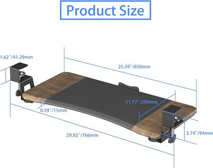 suptek Keyboard Tray Under Desk Pull Out - Image 6