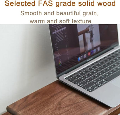 Solid Wood Monitor Stand for Saving Space, Monitor Riser - Image 3