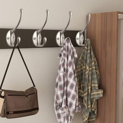 IBosins 10 Pack Heavy Duty Dual Coat Hooks Wall Mounted - Image 6